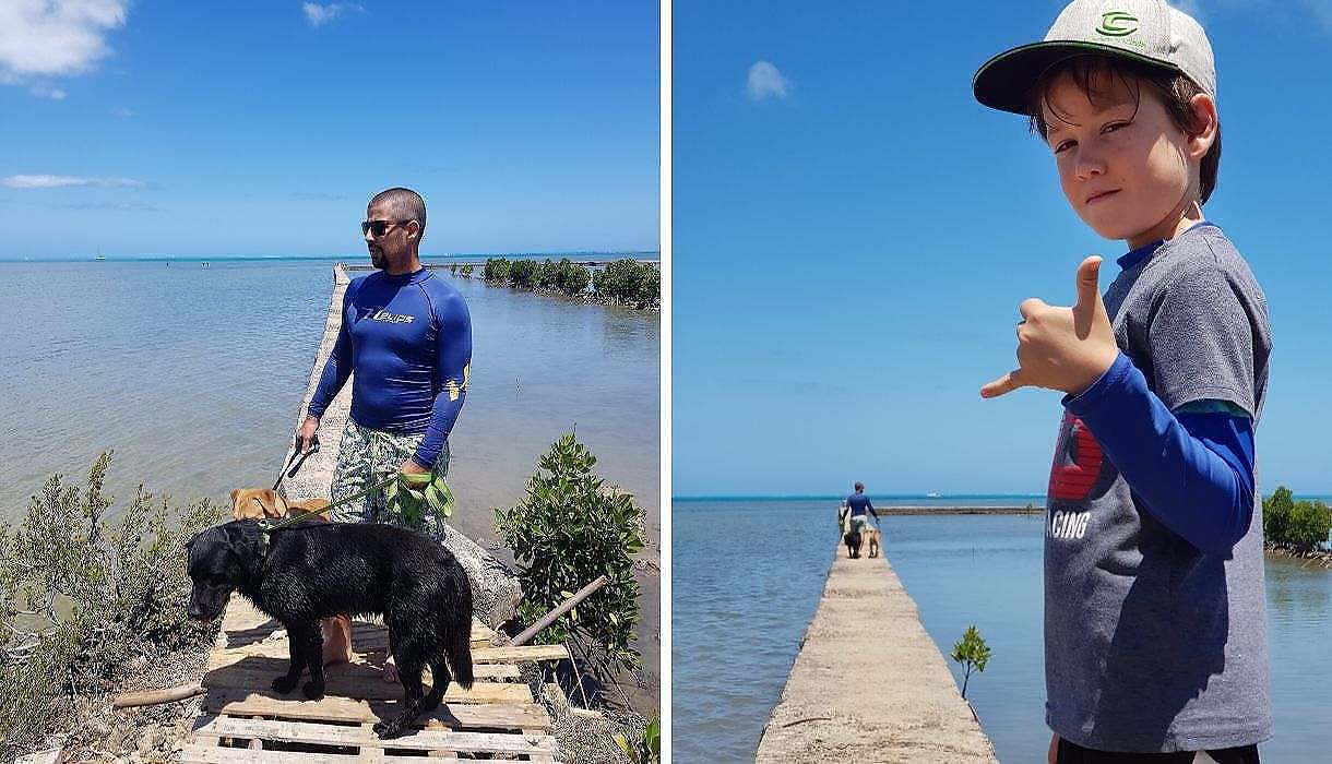 chien Salines de Riviere-Noire, Ile Maurice